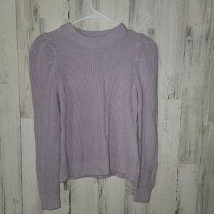 Nordstrom Girls Lilac Knit Sweater